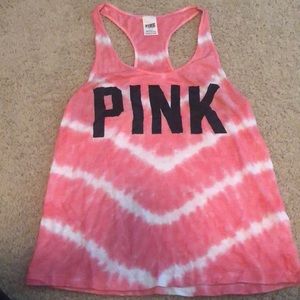 VS PINK Razorback tank